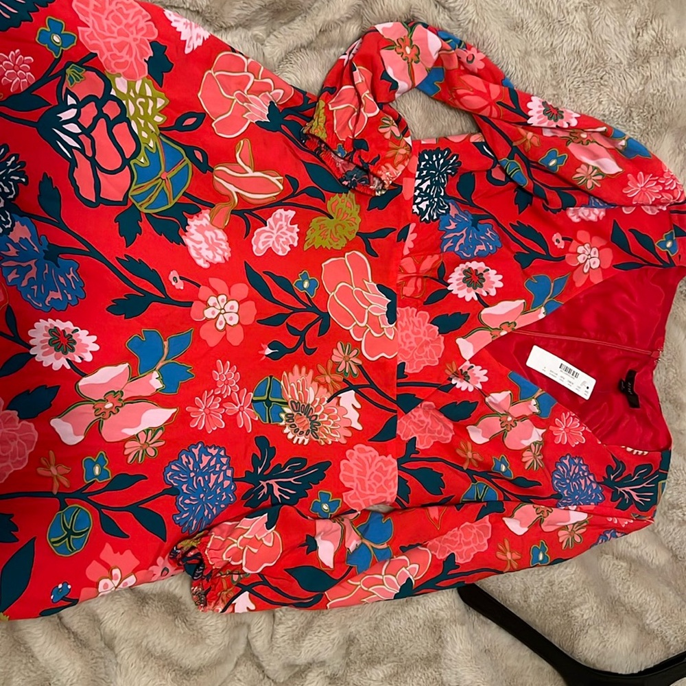 J.crew red dress nwt